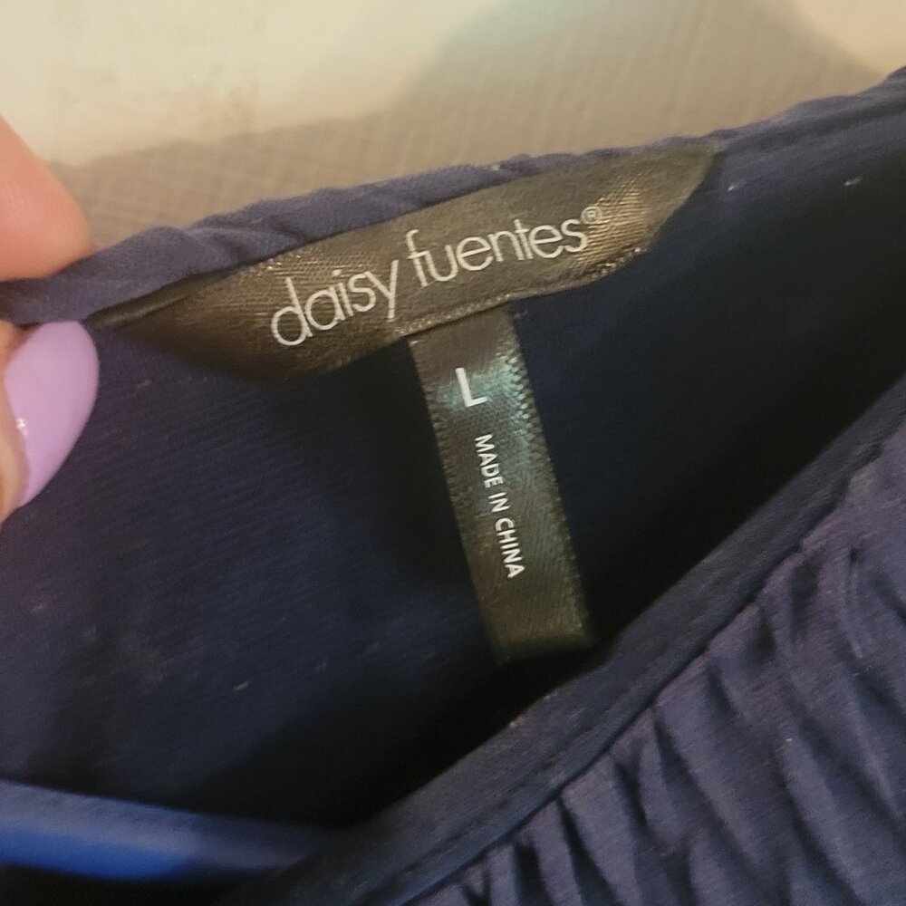 Daisy F. Navy Dress L